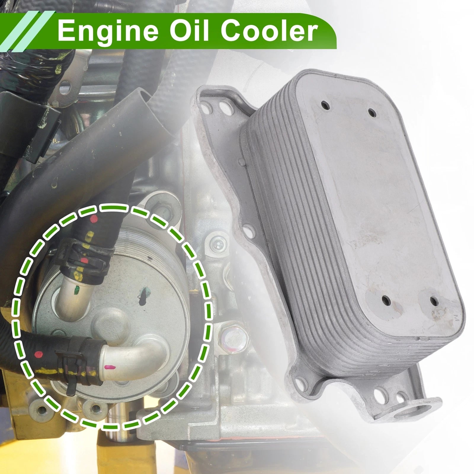 Engine Oil Cooler for Mercedes-Benz E350 Replacement Trans Cooler (2010–2015)
