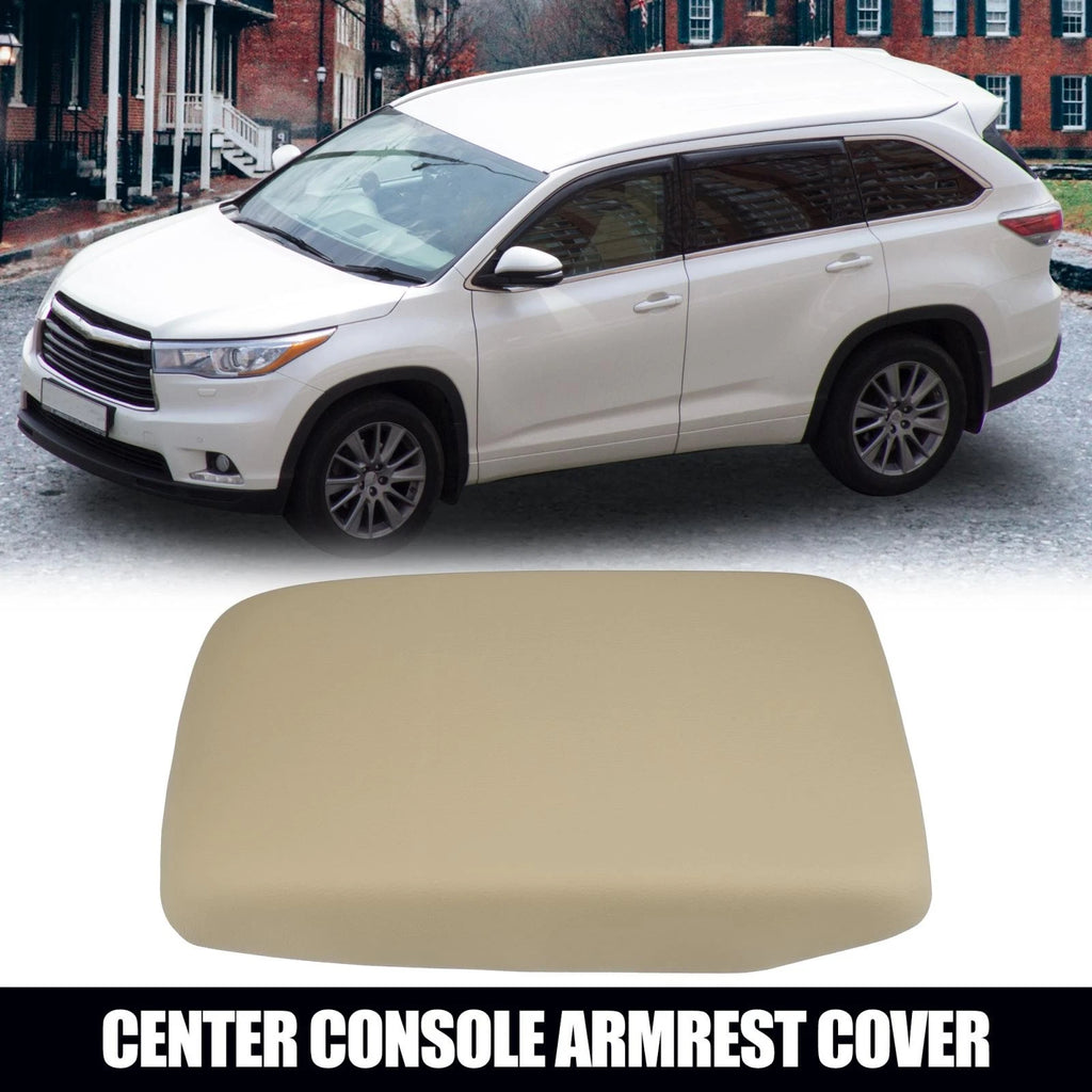 Car Center Console Armrest Cover Replacement for Toyota Highlander (2008–2013)