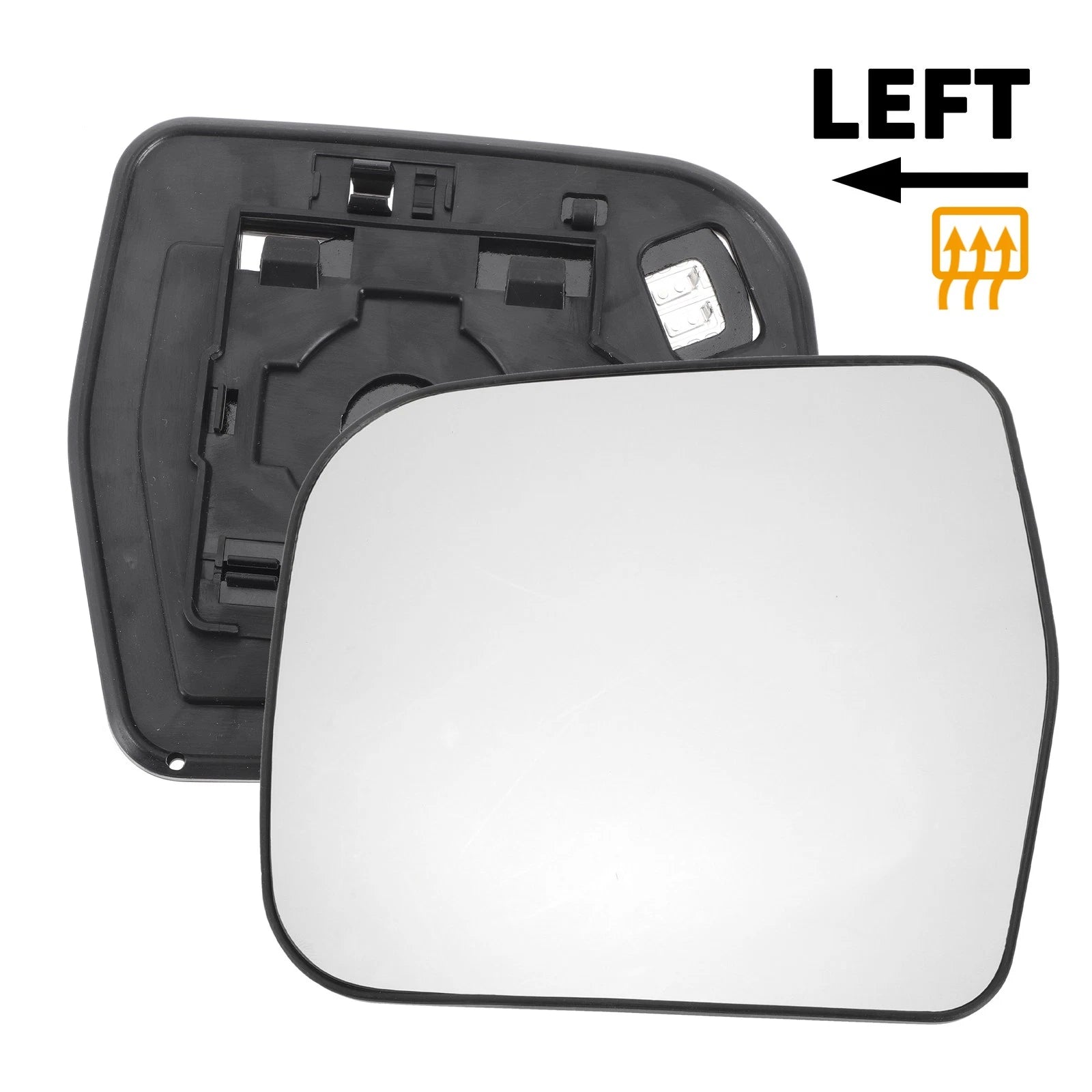 Heated Mirror Glass Left Passenger Side Replacement for Toyota Previa Estima (2006–2019)