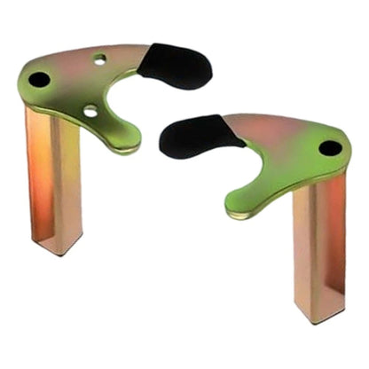 Motorcycle Maintenance Bracket Rear Fork Ushaped Galvanized Steel 2pcs Set