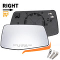 Heated Right Side Mirror Glass Replacement for Chevy Silverado 1500 (2014–2023)