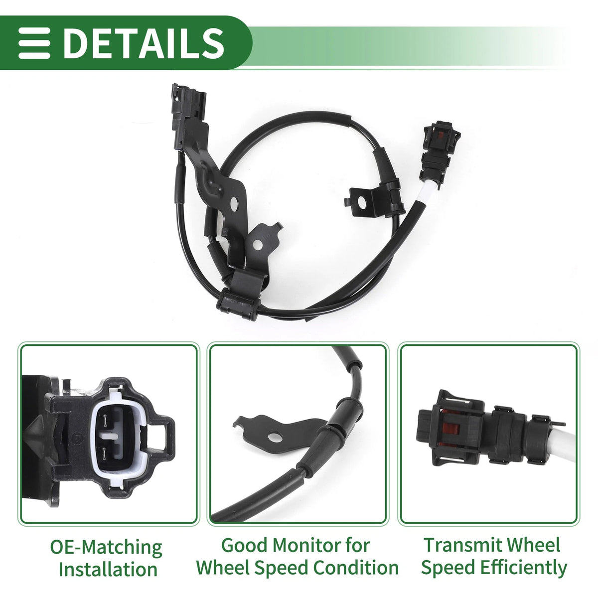 ABS Wheel Speed Sensor for Kia Sorento (2014–2017) No. 58950C0200, 91920C5000