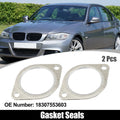 Exhaust Pipe Flange Gasket Seal 2pc for BMW E60 E71 E82 E88 (2005–2013)