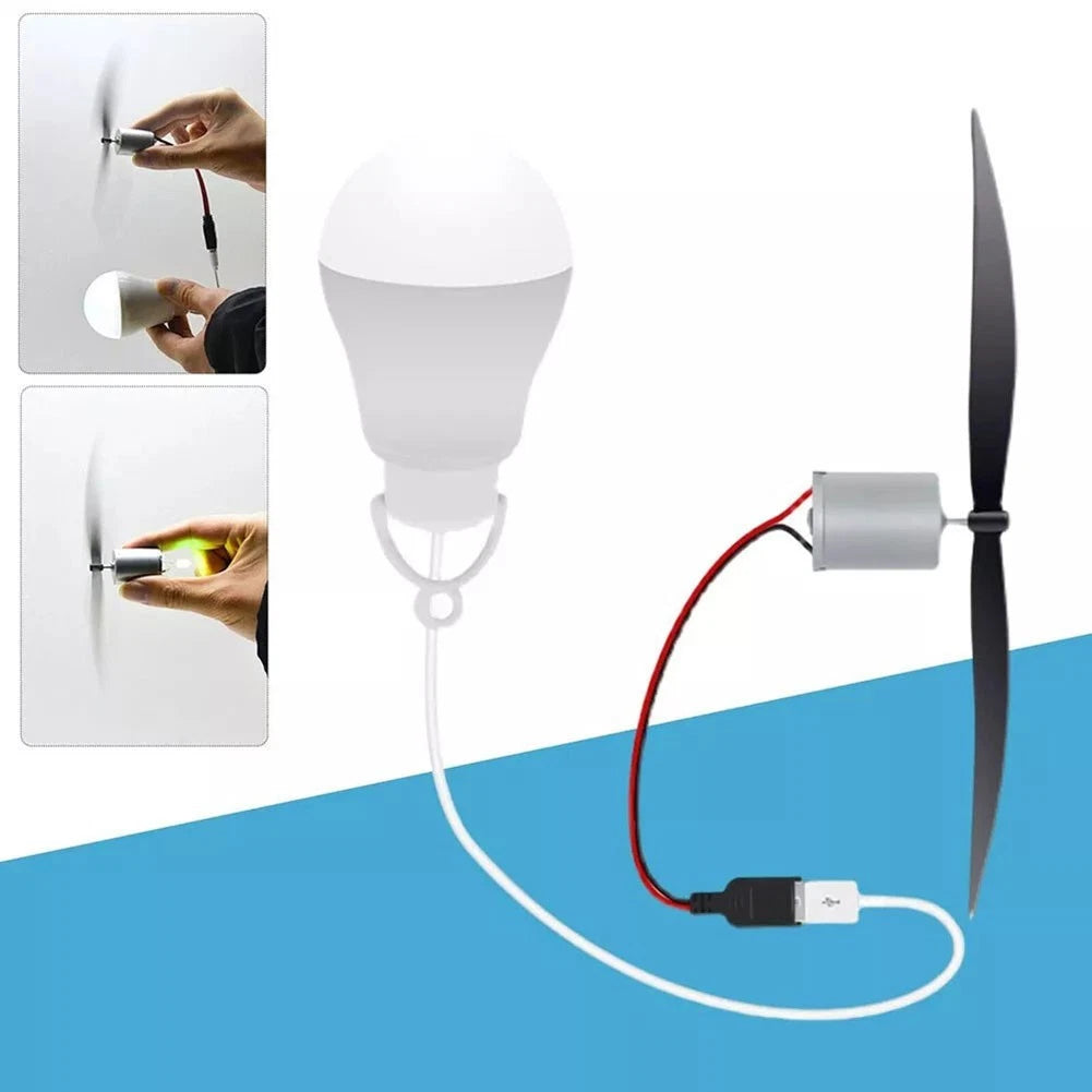 Wind Turbine Motor Set for Educational Exploration