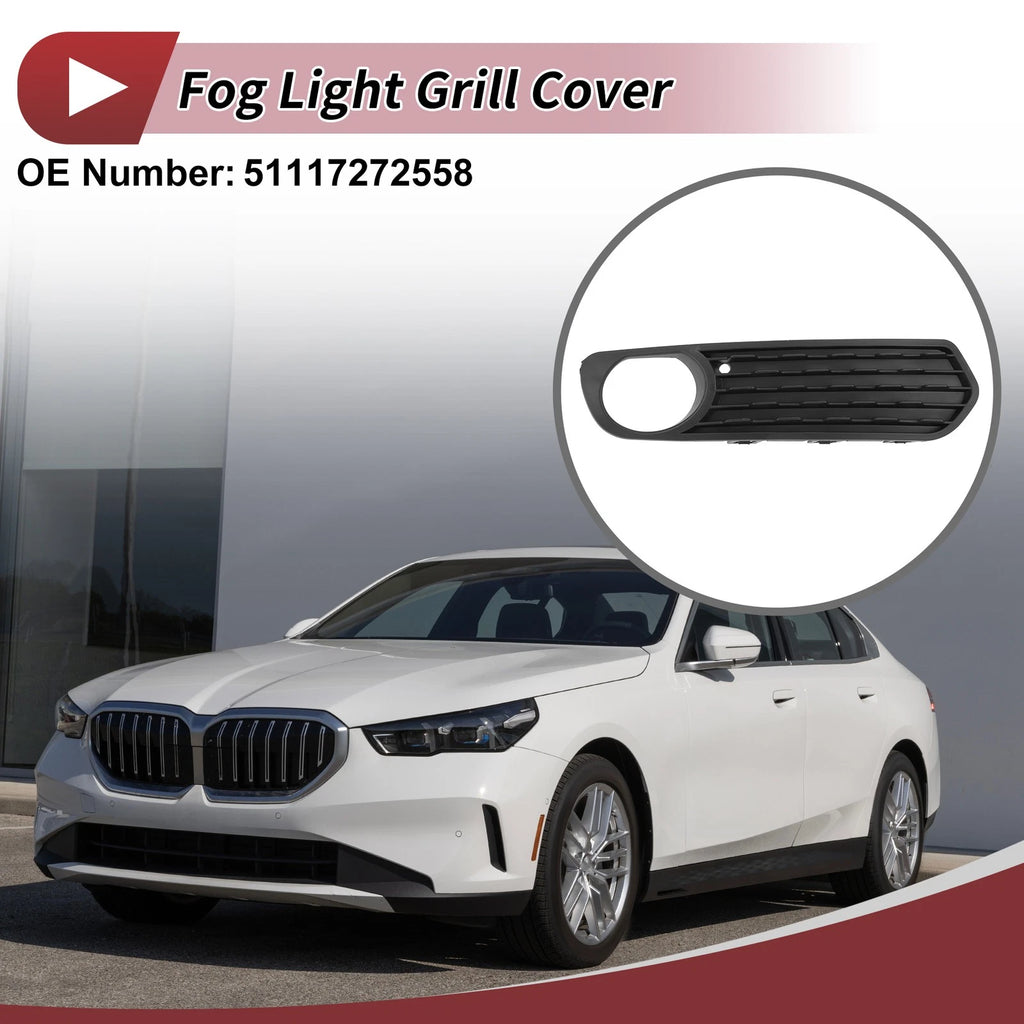 Front Right Fog Light Grill Replacement for BMW F20 (2011–2015) Black