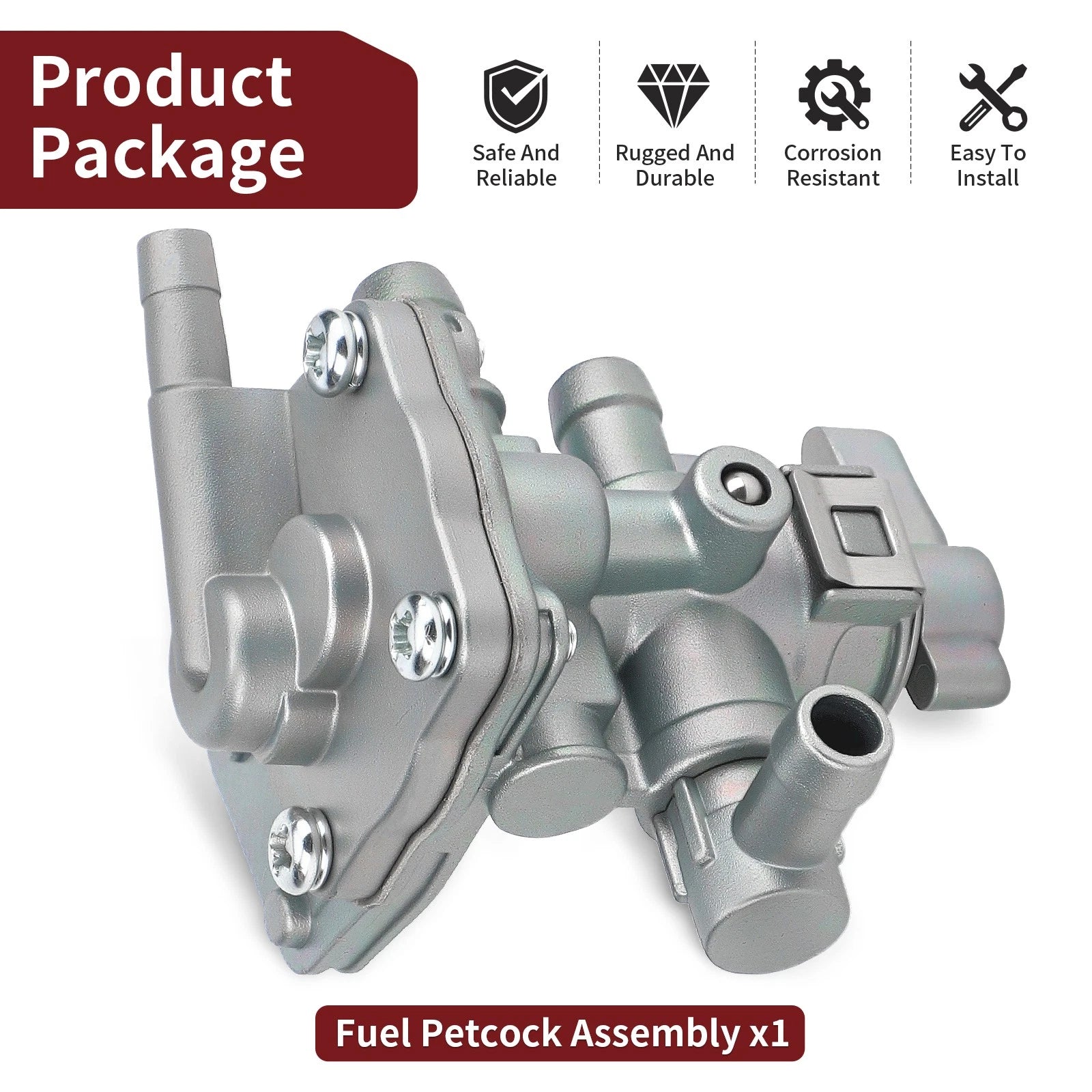 Fuel Petcock Assembly 44300-01D21 for Suzuki GS500 (1989–2000)
