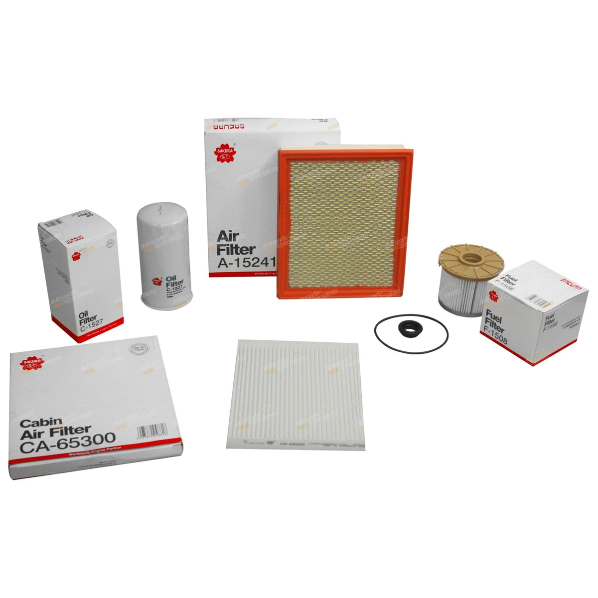 Oil Air Fuel Pollen Cabin Filter Kit for Isuzu D-Max 4cyl 4JJ1-TC (2008–2012)