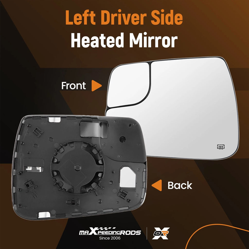 Left Side Mirror Glass for Dodge Ram 1500 (2019–2022) 68402037AA