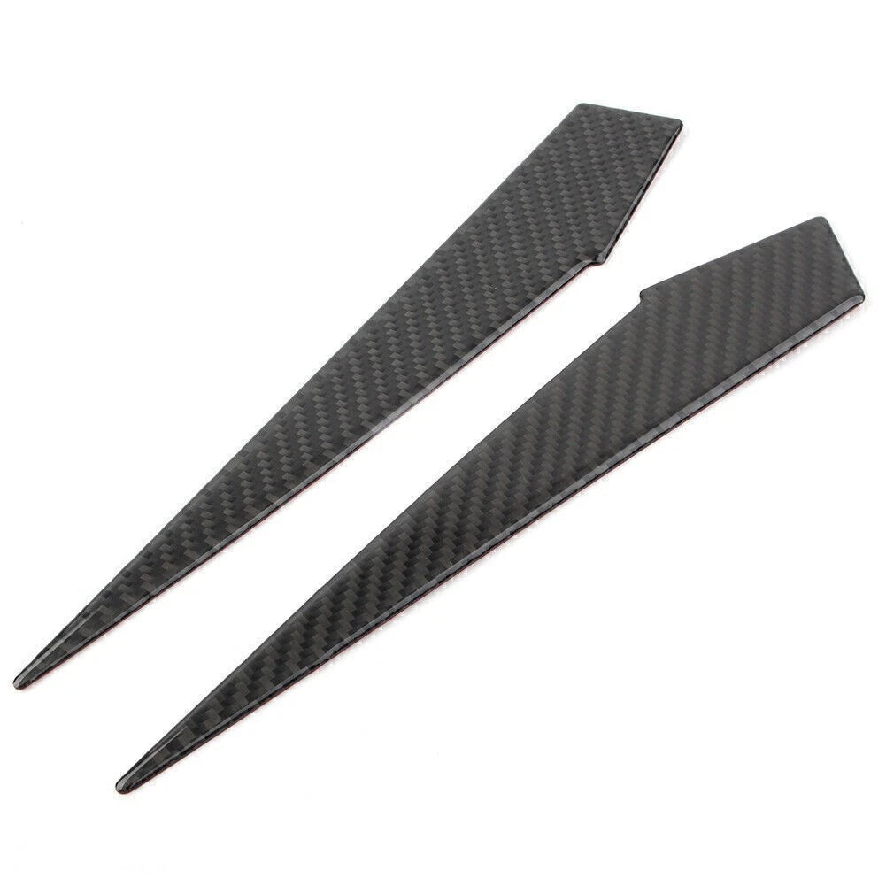 2X Carbon Fiber Gear Shift Side Panel Cover Trim for Subaru Forester (2013–2018)