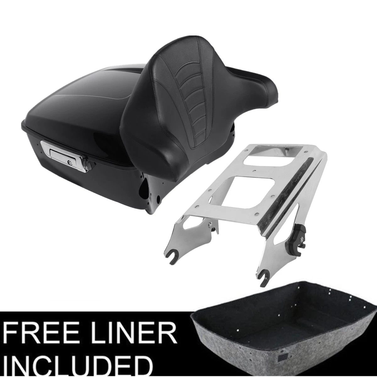 Trunk Backrest Mount Rack for Harley Electra Glide (2009–2013)