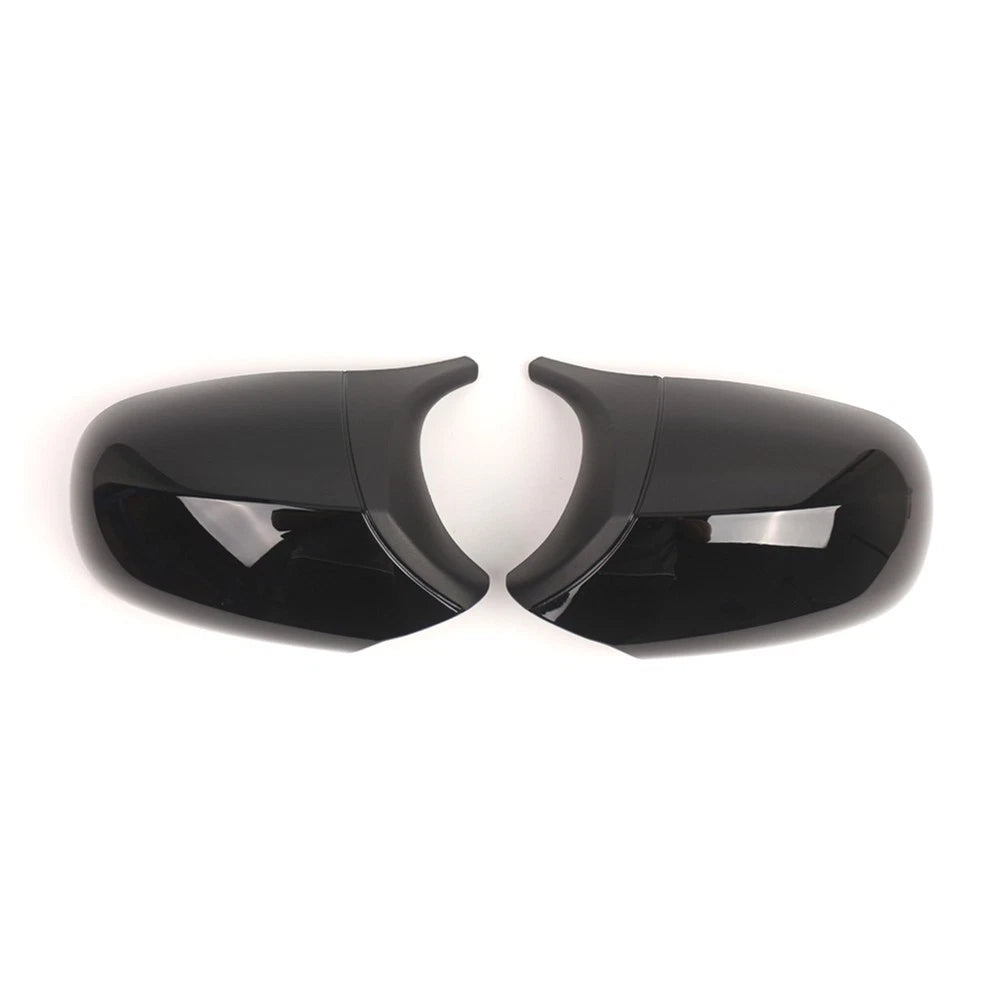 Mirror Cover Cap Gloss Black Cap ABS Material Easy Installation OEM Fitment