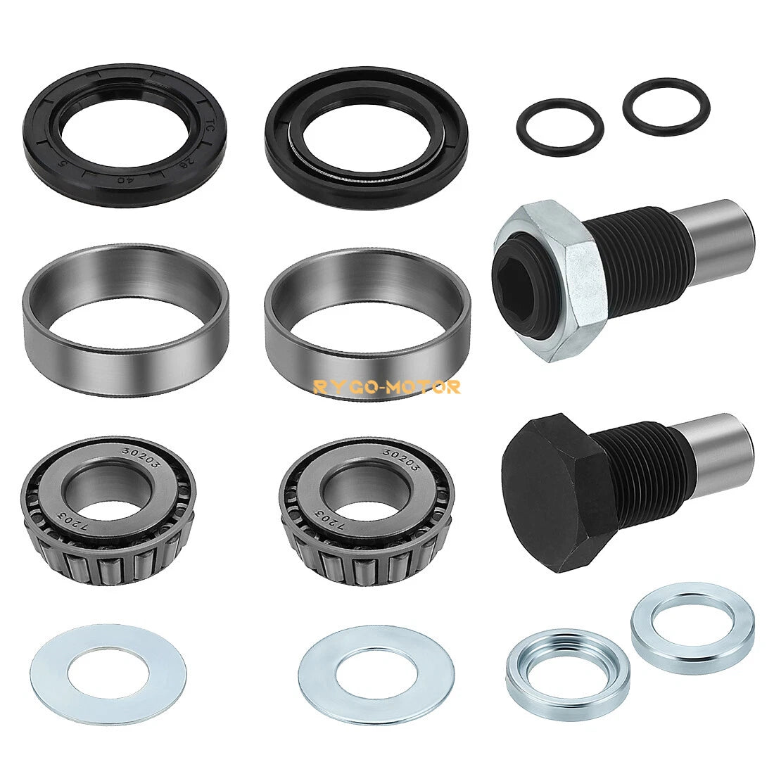 Swing Arm Bearing Seal Kit w/Shaft for Kawasaki Brute Force 650 (2005–2013)