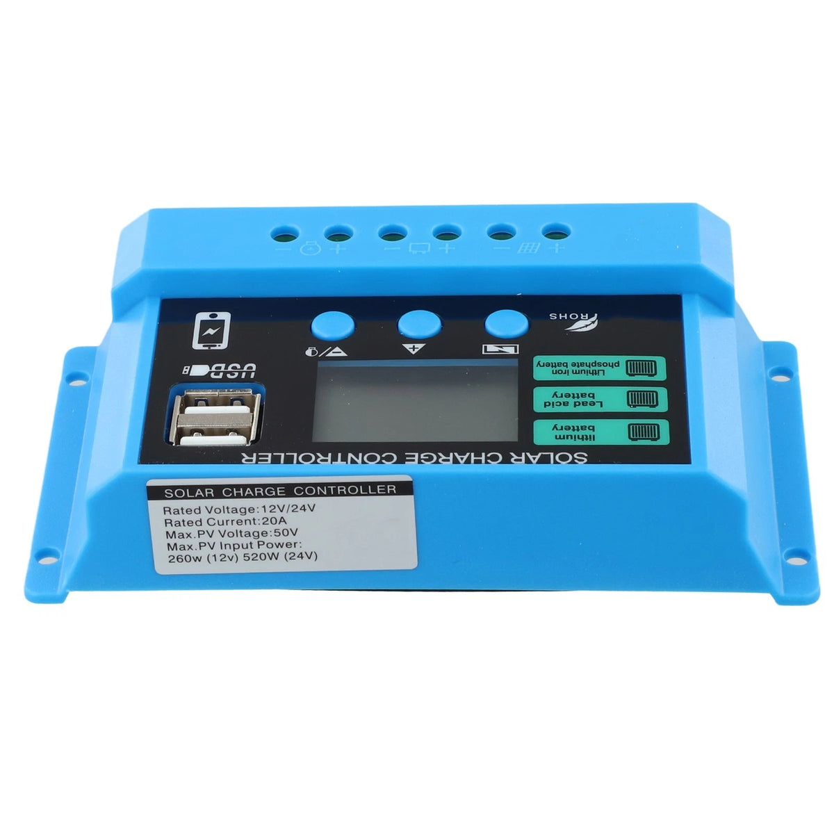 Battery Management Solar Controller 12V/24V (133.550.5mm)