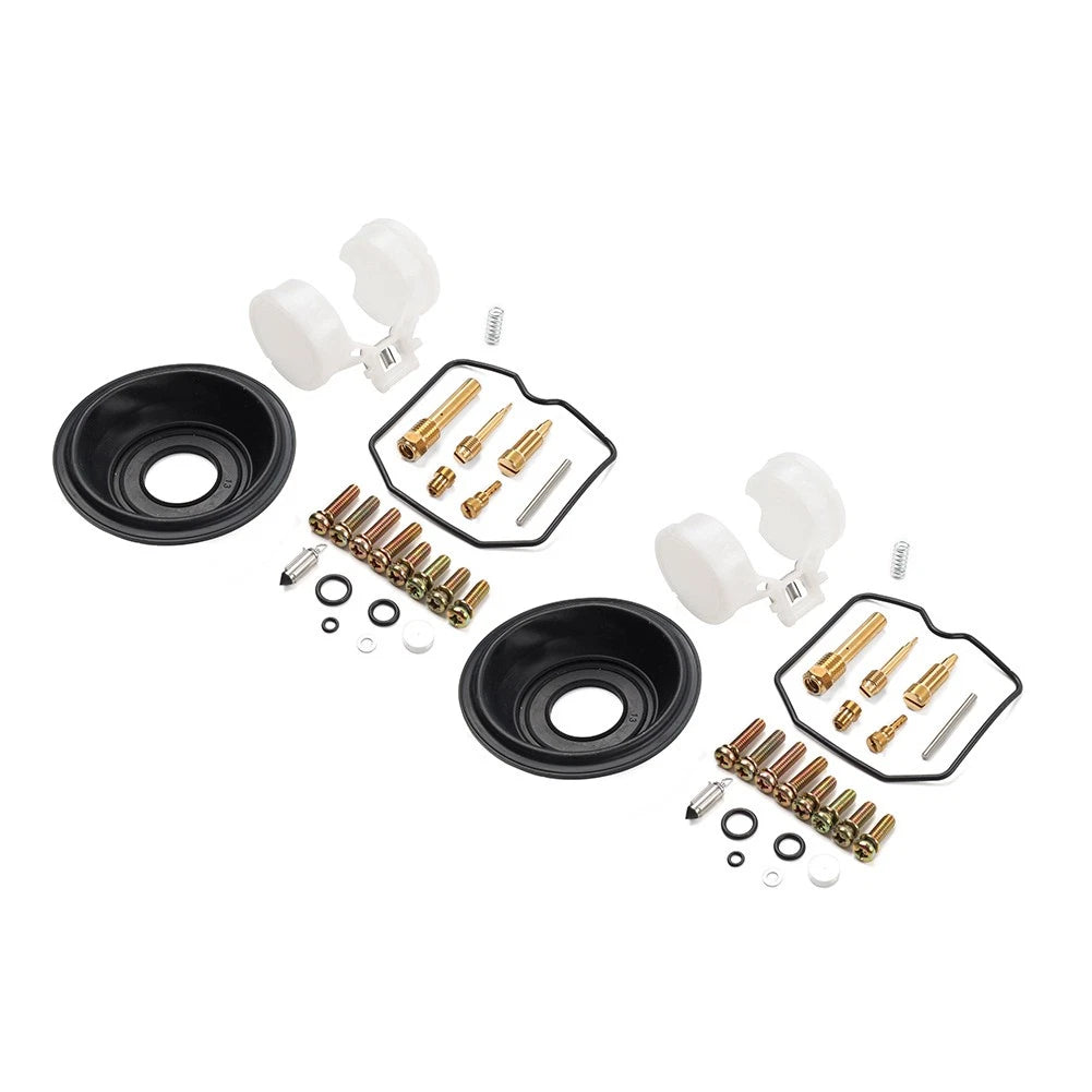 2X Carburetor Repair Kit Diaphragm Float for Kawasaki EX500 (1987–1993)