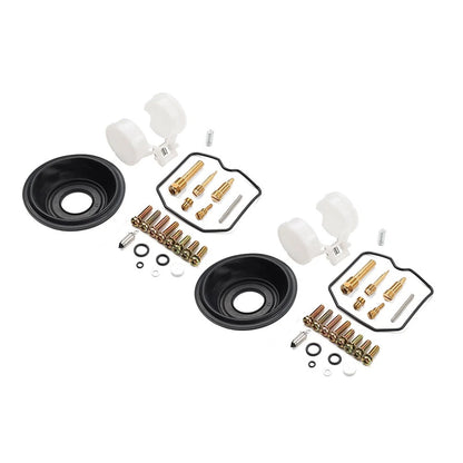 2X Carburetor Repair Kit Diaphragm Float for Kawasaki EX500 (1987–1993)