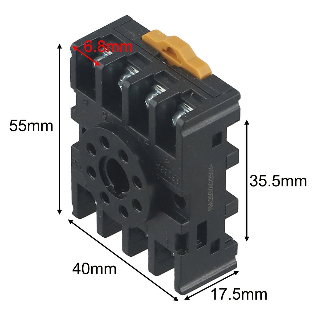 Timer Relay Socket Base for Standard Screw Hole Position (Universal)