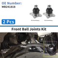 2 Pcs Front Lower Ball Joints Replacement for Mitsubishi Mighty Max (1983–1996)