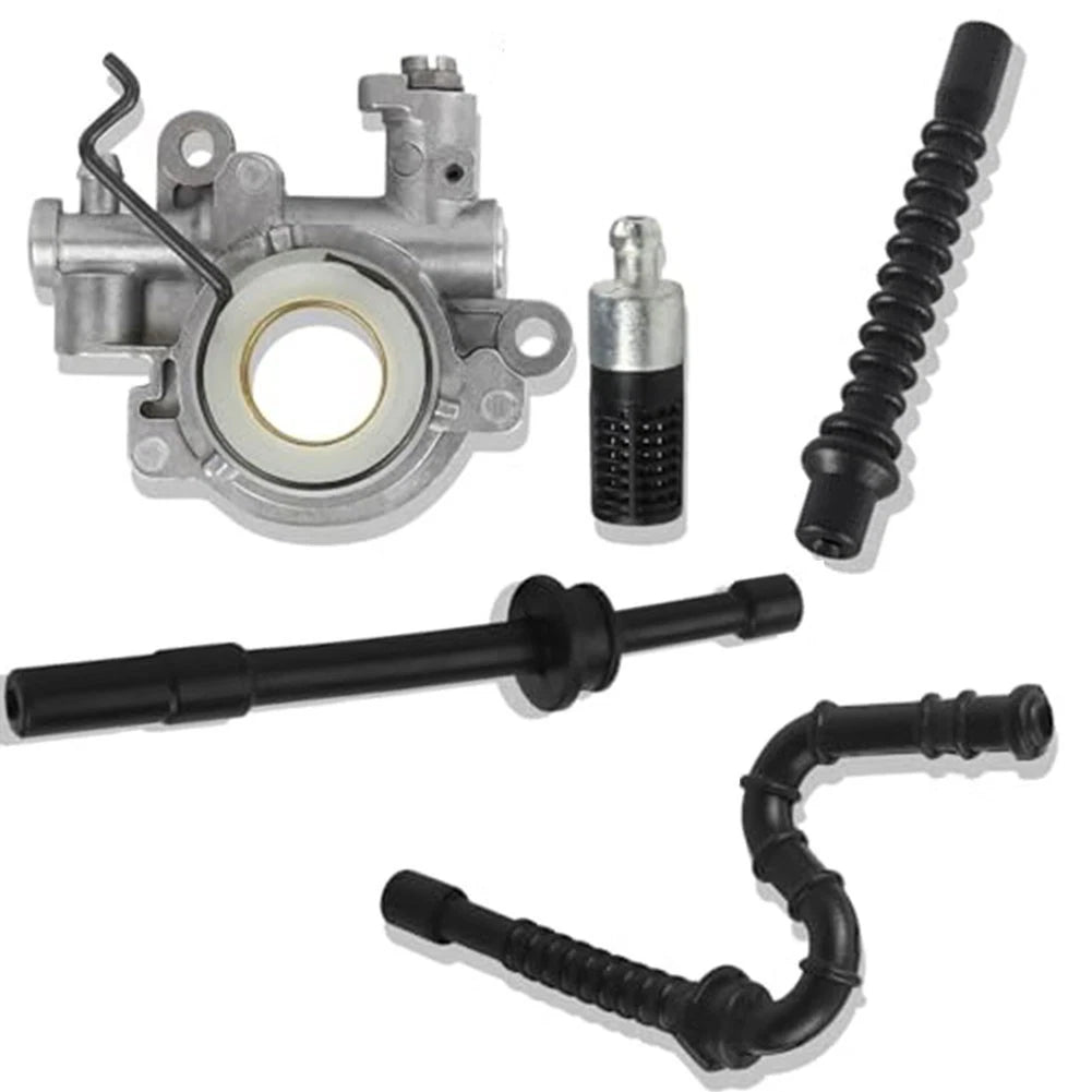 Replacement Oil Pump Worm Gear Spring Fuel Line Filter Kit for 029 MS310