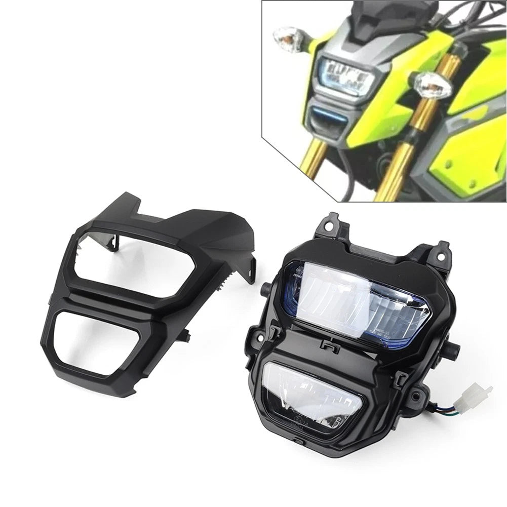 Headlight Lamp & Cover for Honda Grom MSX125 (2016–2018)