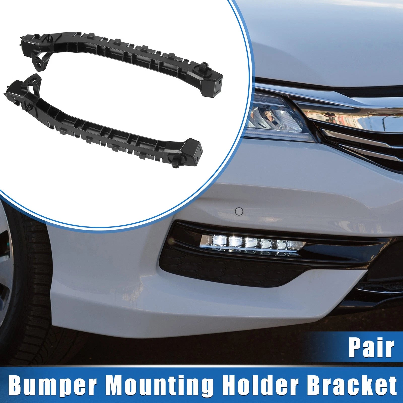 Bumper Bracket Mounting Holder Left Right Front Pair for Subaru WRX STI (2015–2021)