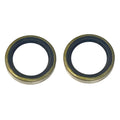 2Pcs Prop Shaft Oil Seal for Johnson Evinrude Outboard (Replaces 18-2060, 303804)