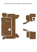 Swim Platform Cockpit Pad for Jeanneau Merry Fisher 795 (2021) - EVA Teak Floor Mat