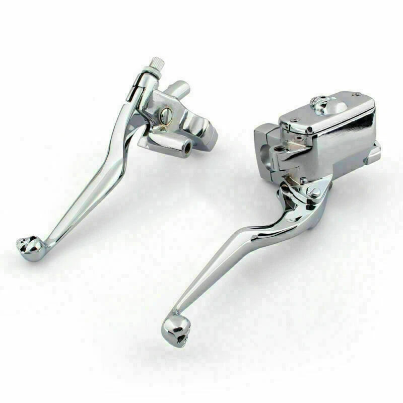 Skull Reservoir Brake Clutch Levers for Kawasaki Vulcan 800 1500 1600 (1996–2009)