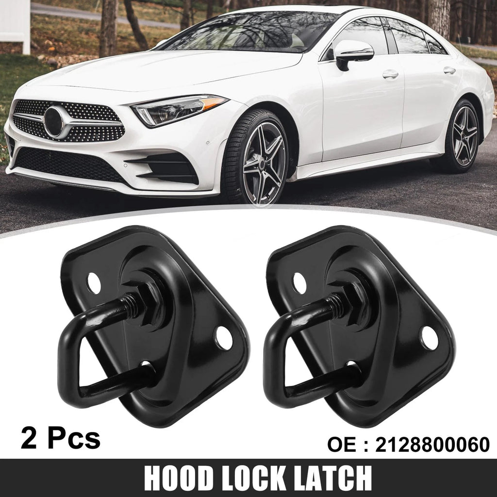 2PCS Hood Lock Latch Upper Replacement for Mercedes-Benz C63 (2008–2017)