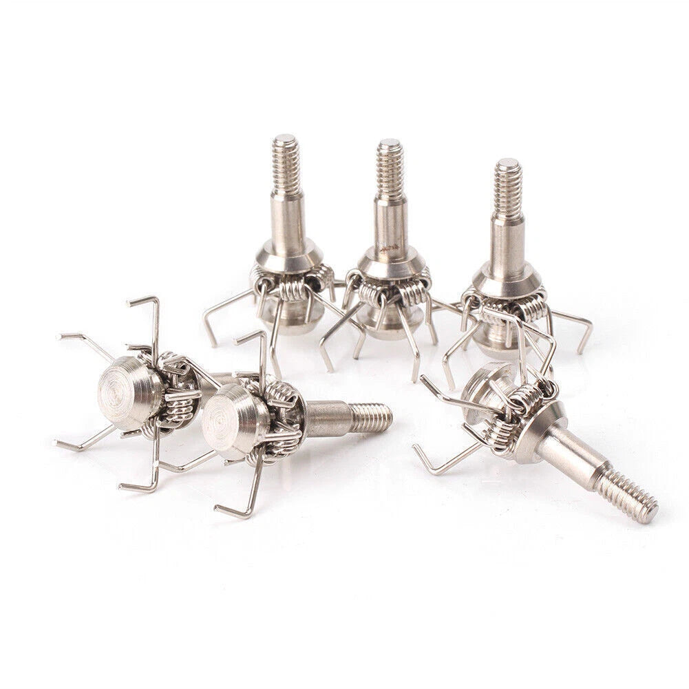 6x Broadhead Arrow Points for Archery (100 Grain)