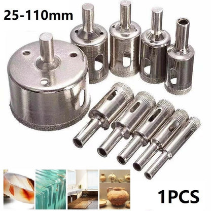 Diamond Tipped Hole Drilling Set for Glass, Tile, and Granite
