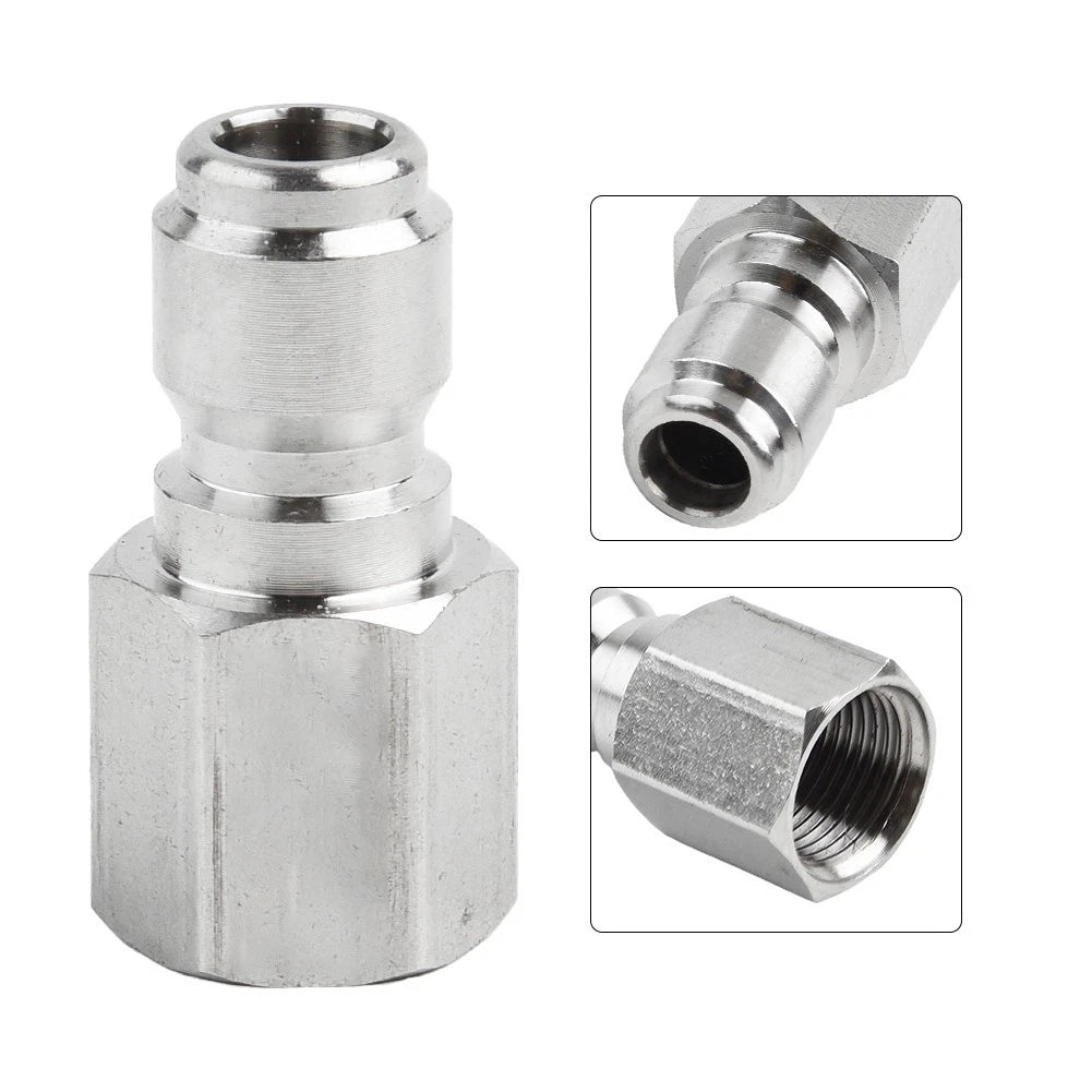 Premium Brass Quick Release Coupling for Pressure Washer (148mm to 3/8)