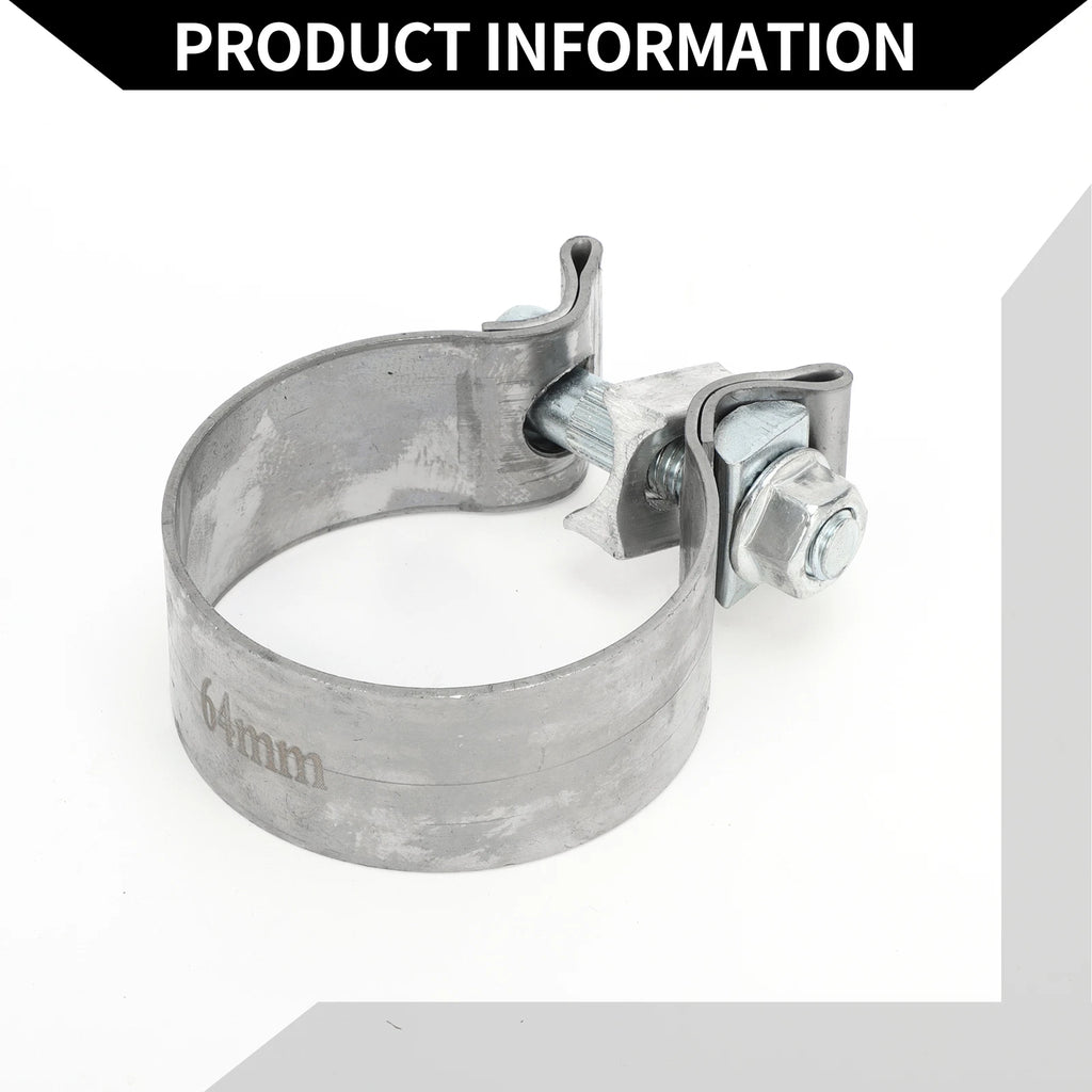 Exhaust Pipe Clamp for Car (2.52" 30mm)