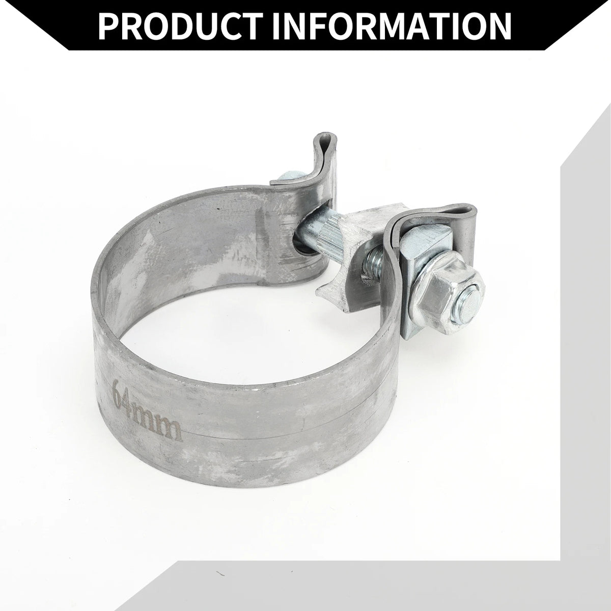 Exhaust Pipe Clamp for Car (2.52" 30mm)