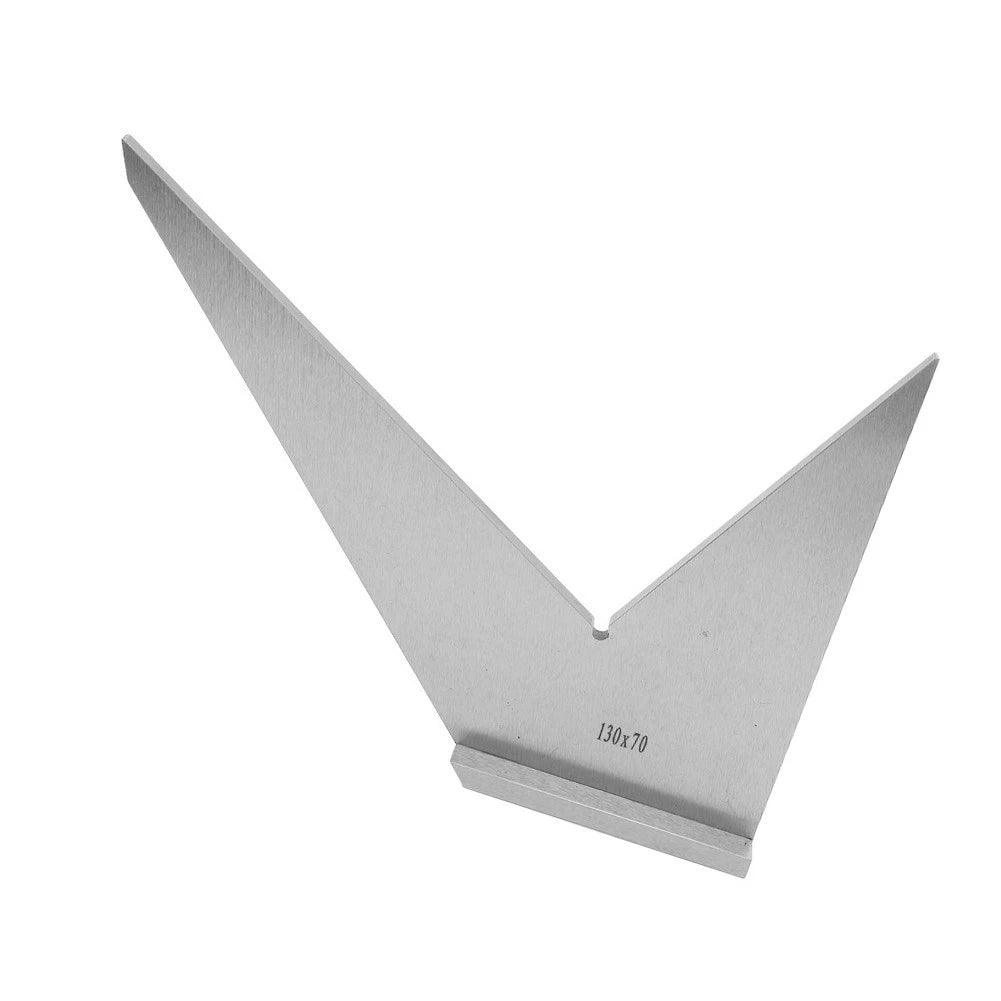 Beveled Angle Ruler Multiangle Carbon Steel Gauge Protractor for Workpiece