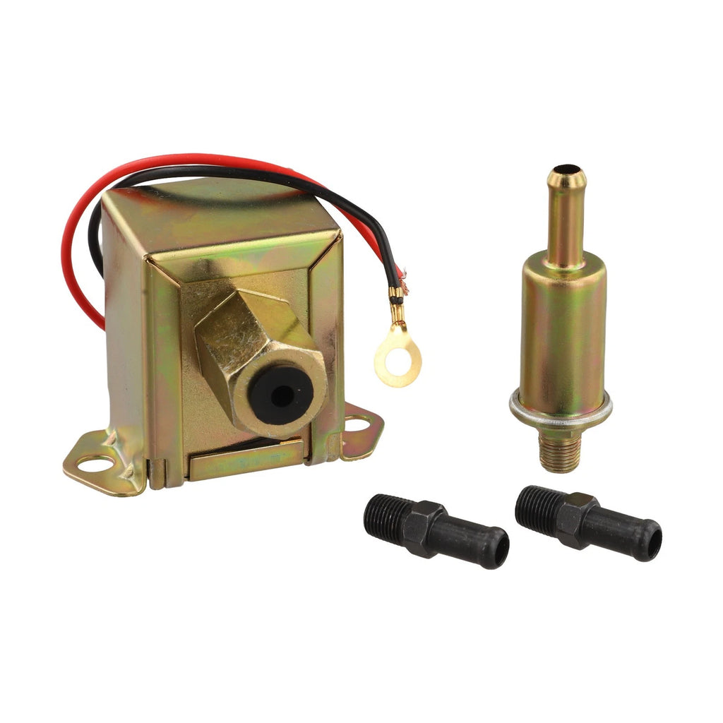 Electric Inline Fuel Pump for Universal Fitment (Metallic Shell)
