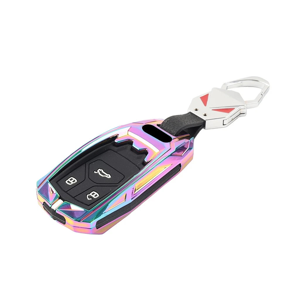 Smart Remote Keychain Cover for Audi A4 A5 S5 SQ5 Q5 Q7 TT (Multicoloured)