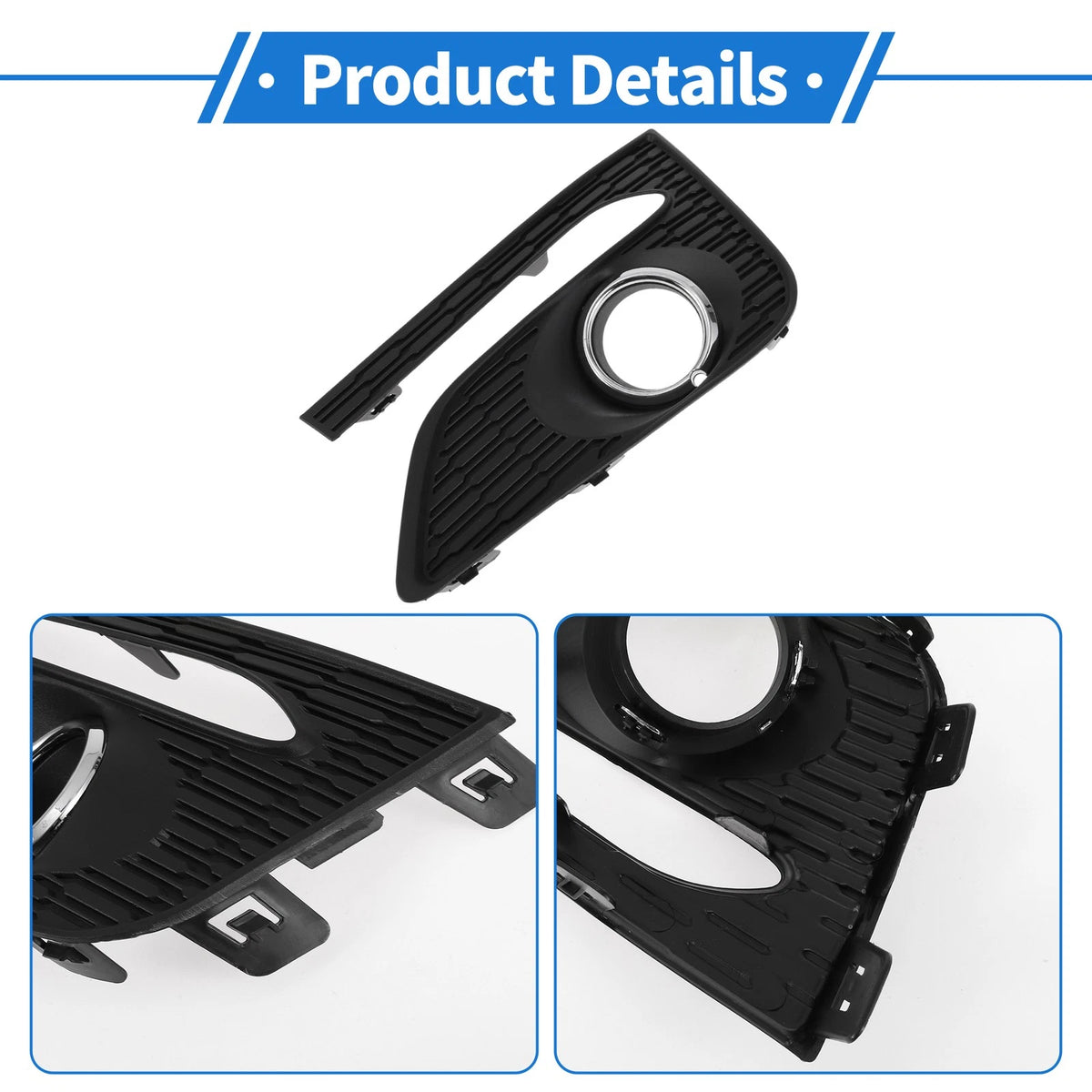1 Pc Fog Light Grill for Chevrolet Cruze (2017–2018) No. 84095943