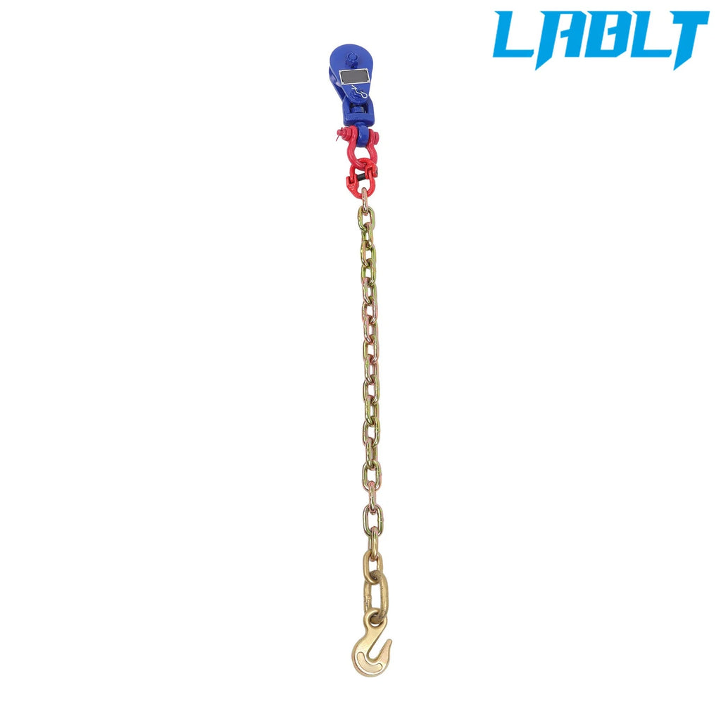 2X Snatch Block W/G80 Chain 3" Sheave for Winch Towing Rope