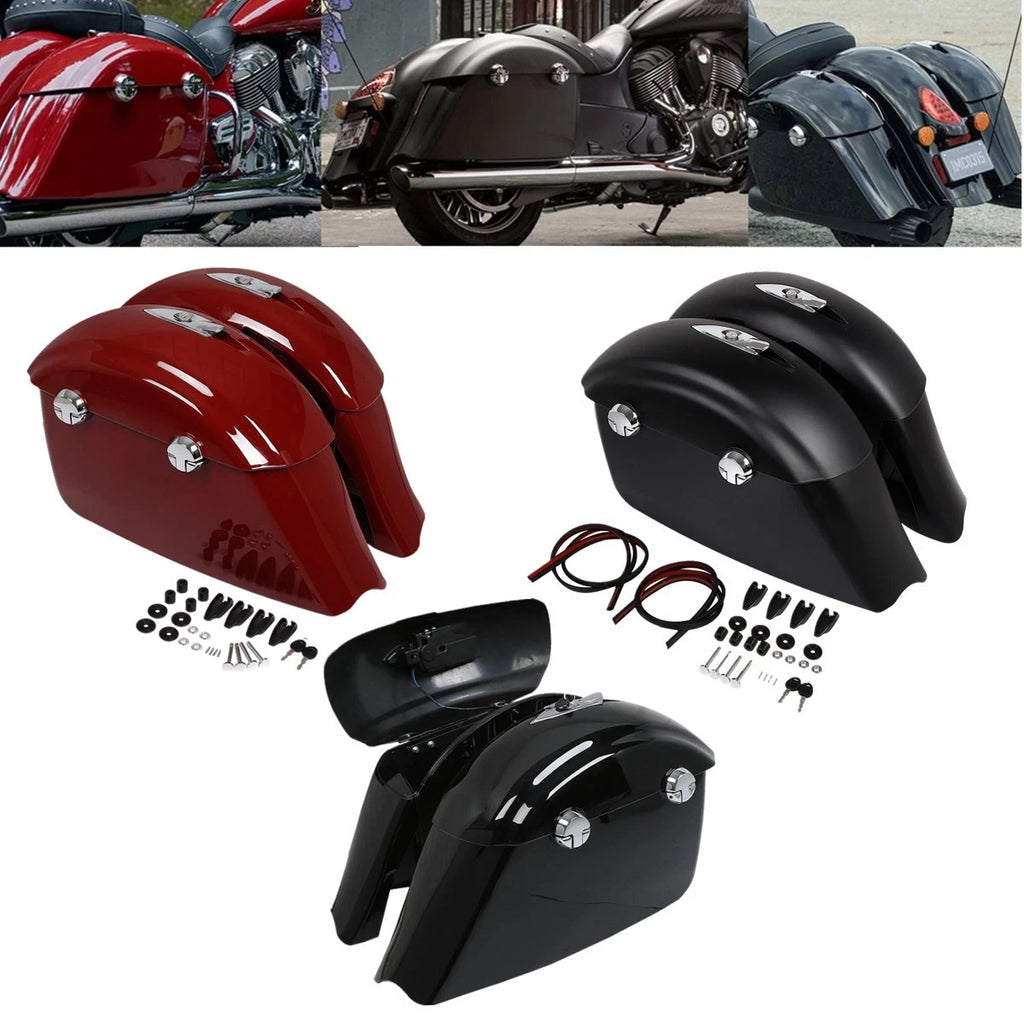 Hard Saddlebags with Electronic Latch Lid for Indian Chieftain (2016–2018)