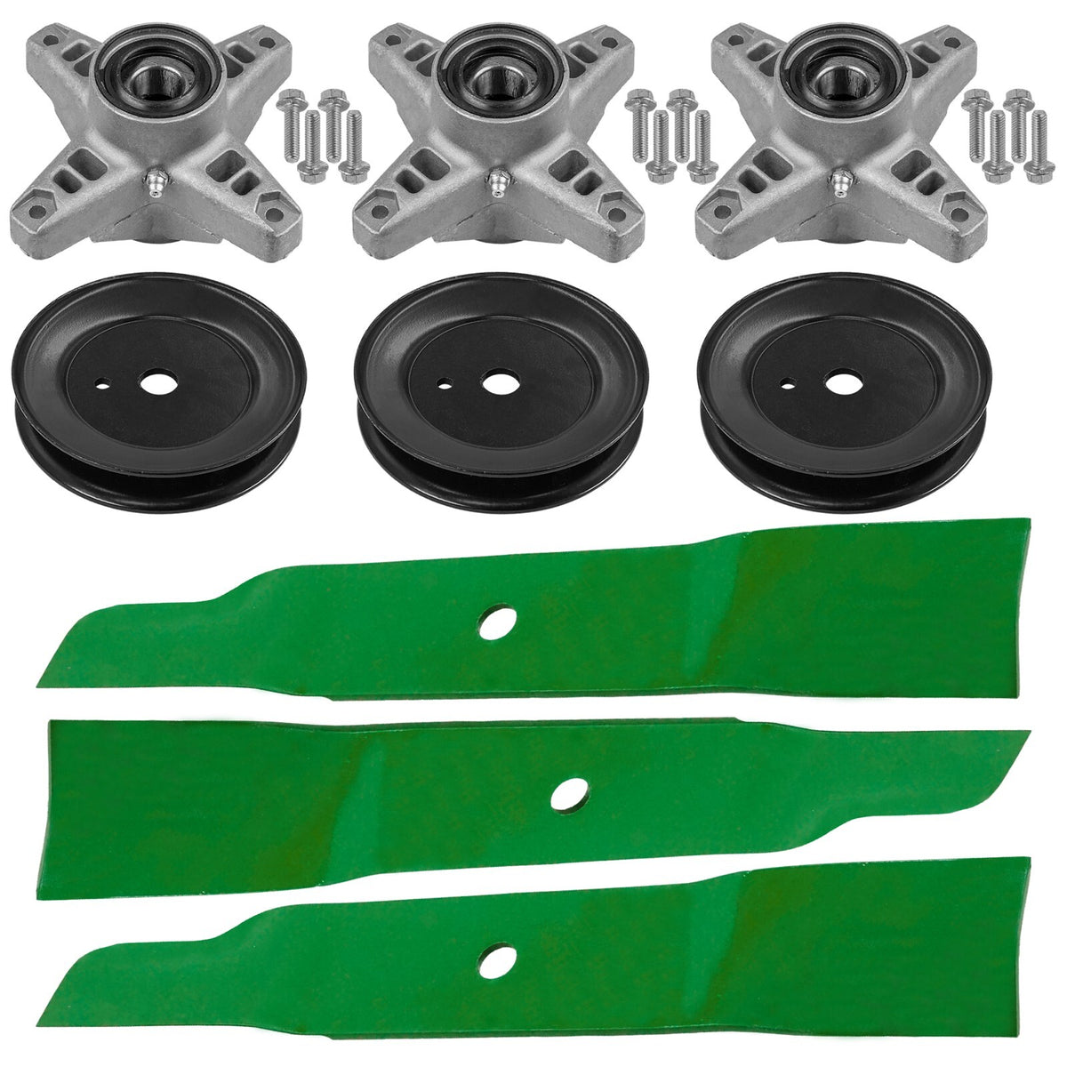 Deck Spindle and Pulley Assembly for Cub Cadet GTX2100 GTX2154 (2017–2019)