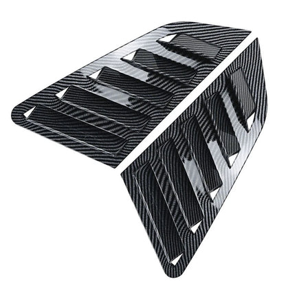 Rear Window Louvers for Audi A3 S3 8Y Hatchback (2021–2024) Carbon Look