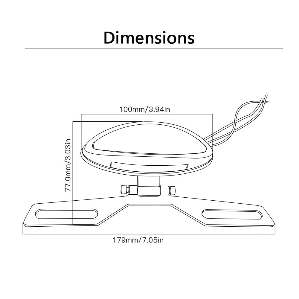 Head Light Tail Brake Light for Pit Bike (Pitpro Thumpstar Atomik DHZ)