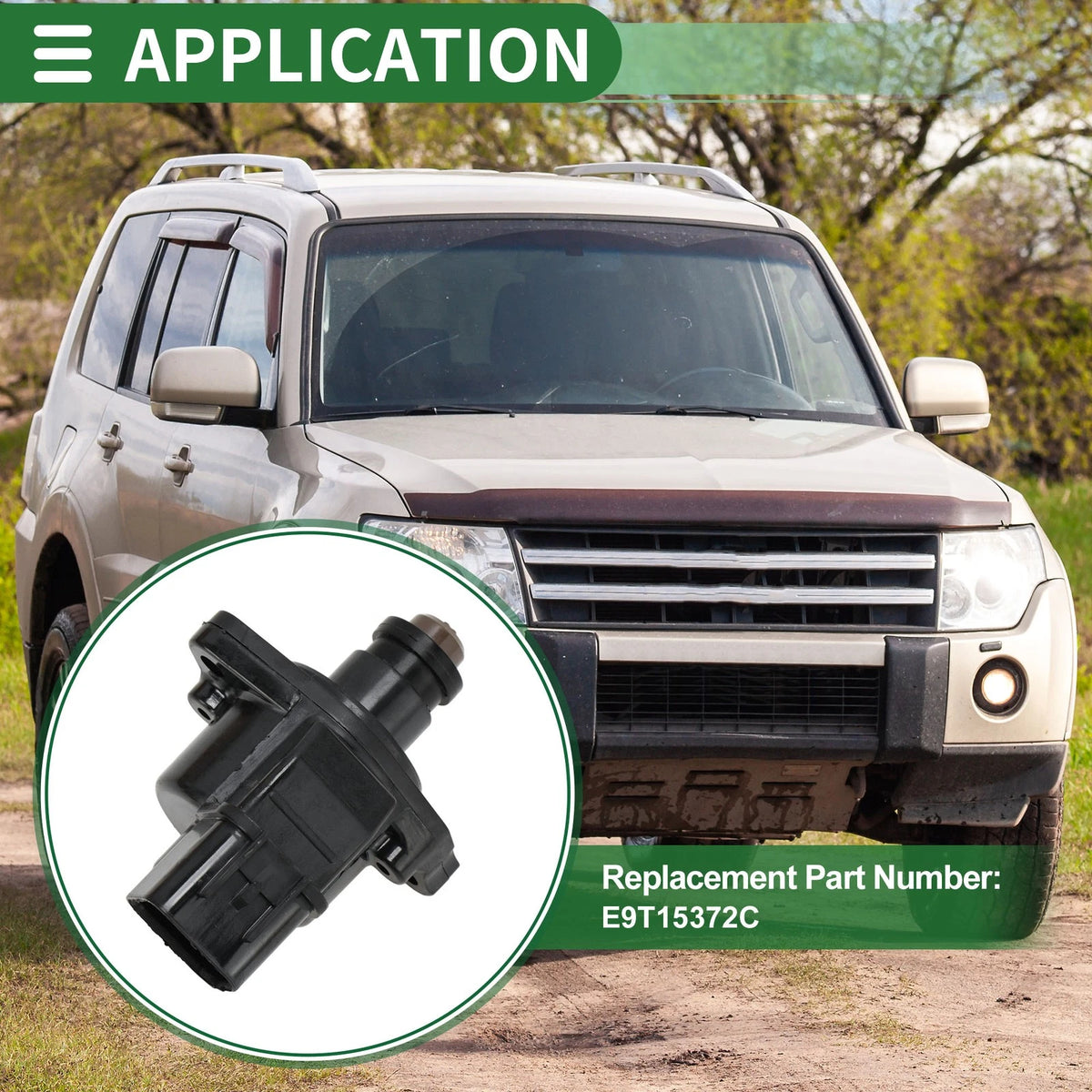 Idle Air Control Valve for Mitsubishi Montero (1999–2000) No.E9T15372C