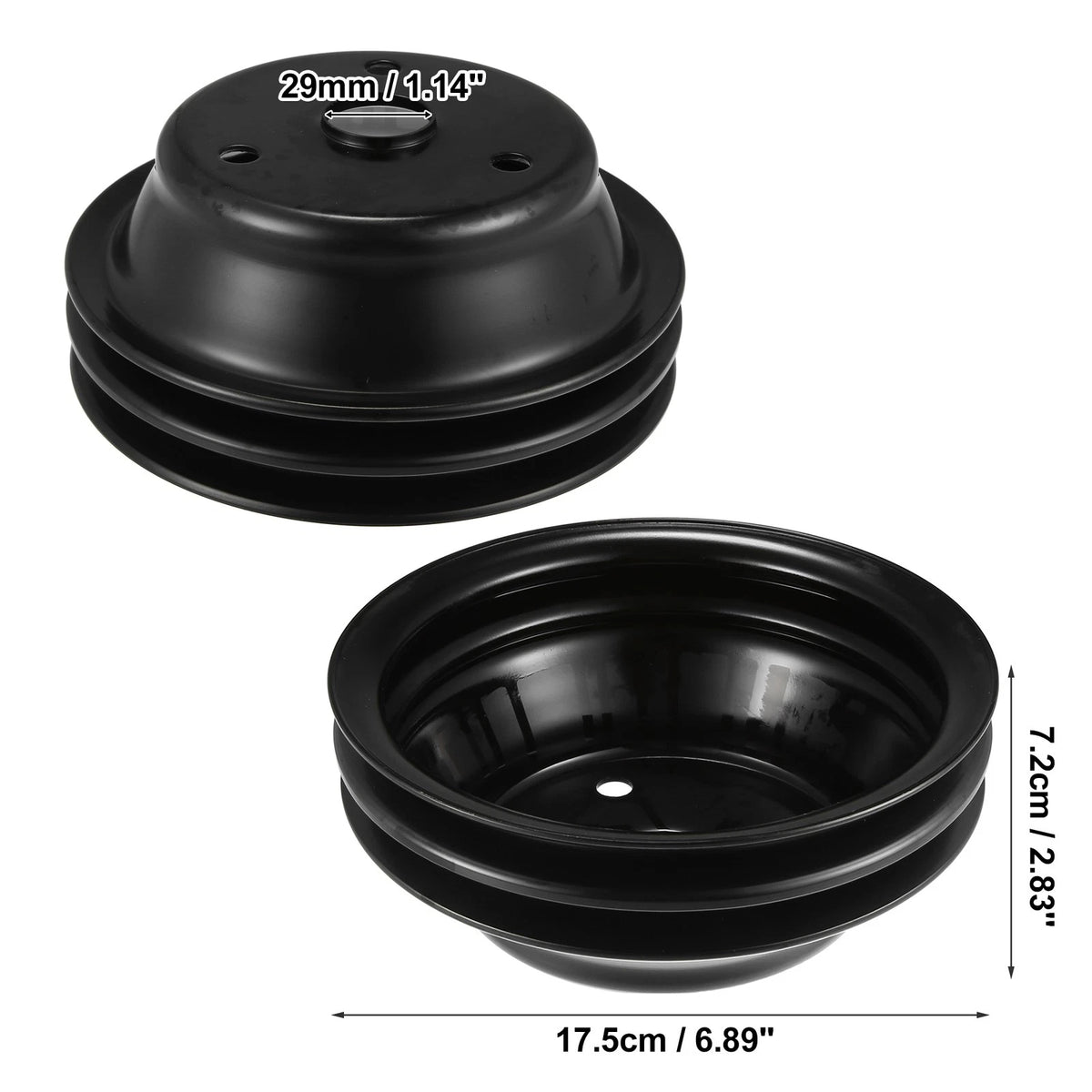 Crankshaft Pulley Double Groove Replacement for Small Block Chevy SBC (1955–1986)