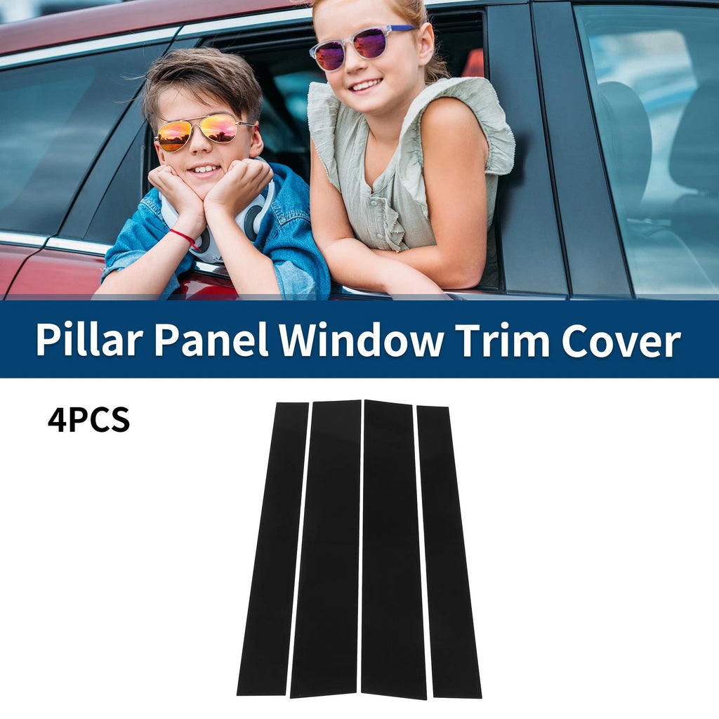 4 Pcs Pillar Window Trim Covers Replacement for Toyota Tundra (2007–2020)