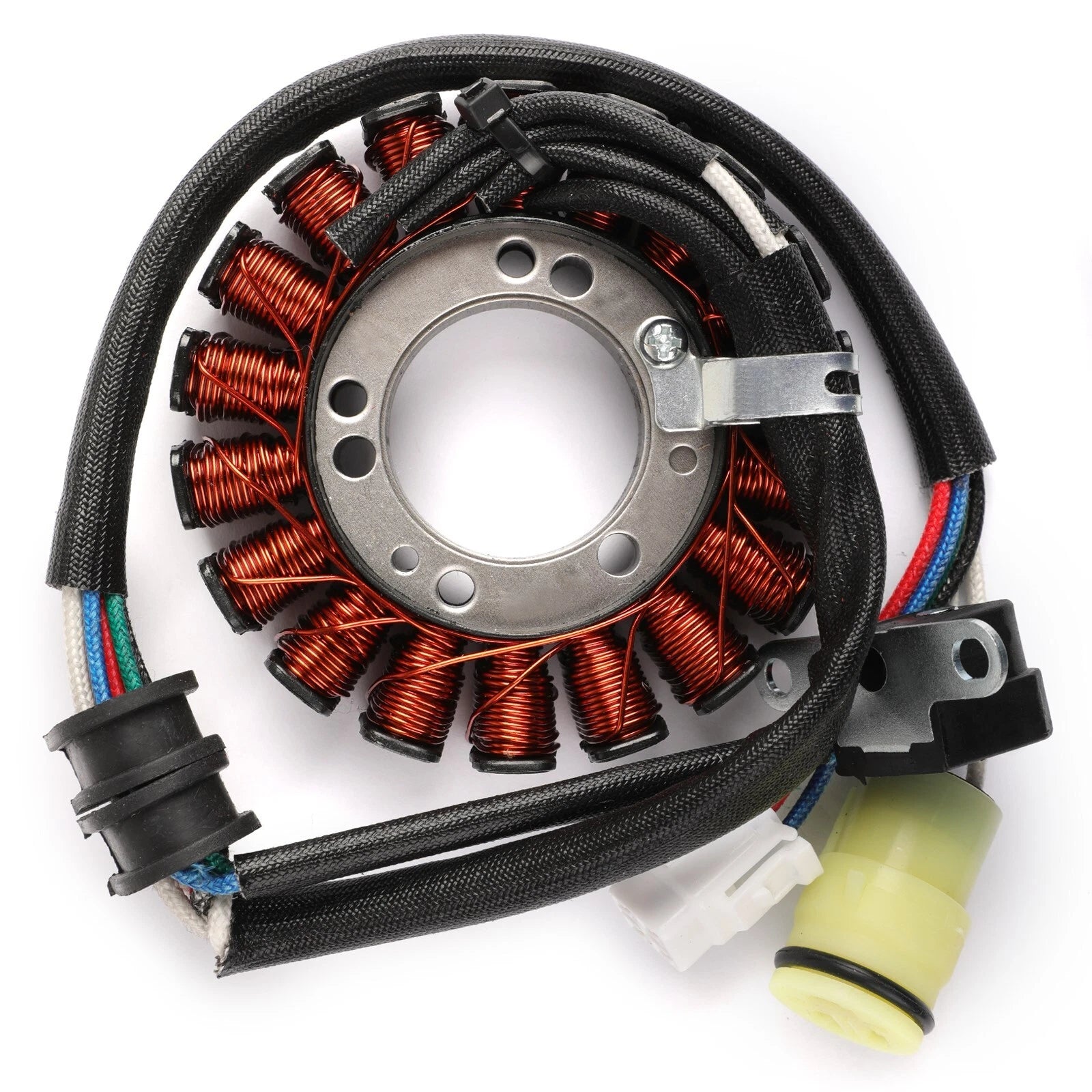 Magneto Generator Stator Coil for Yamaha YFM250 (2001–2009) YFM660 (2005) 1P0-H1410-00 T9