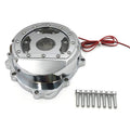 Chrome Left Engine Stator Cover with Blue LED for Honda CBR600RR (2003–2016)