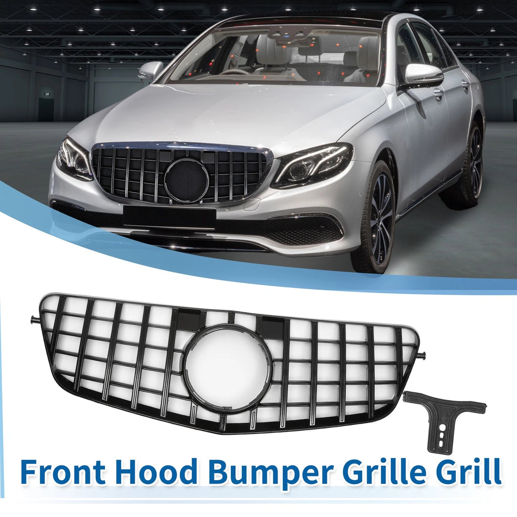 Front Upper Bumper Grille Grill Replacement for Mercedes-Benz E300 (2009–2013)
