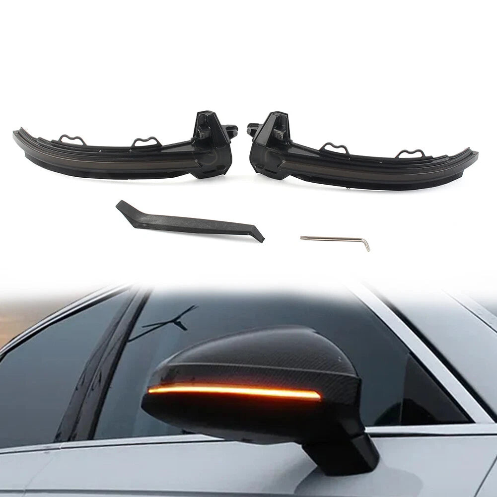 Dynamic LED Turn Signal Light Side Mirror Indicator for Audi A4 A5 S4 S5 RS4 (2017–2023)