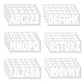 Set of 4 Waterproof Anti-Scratch 3" Marine Boat Stickers for Yachts